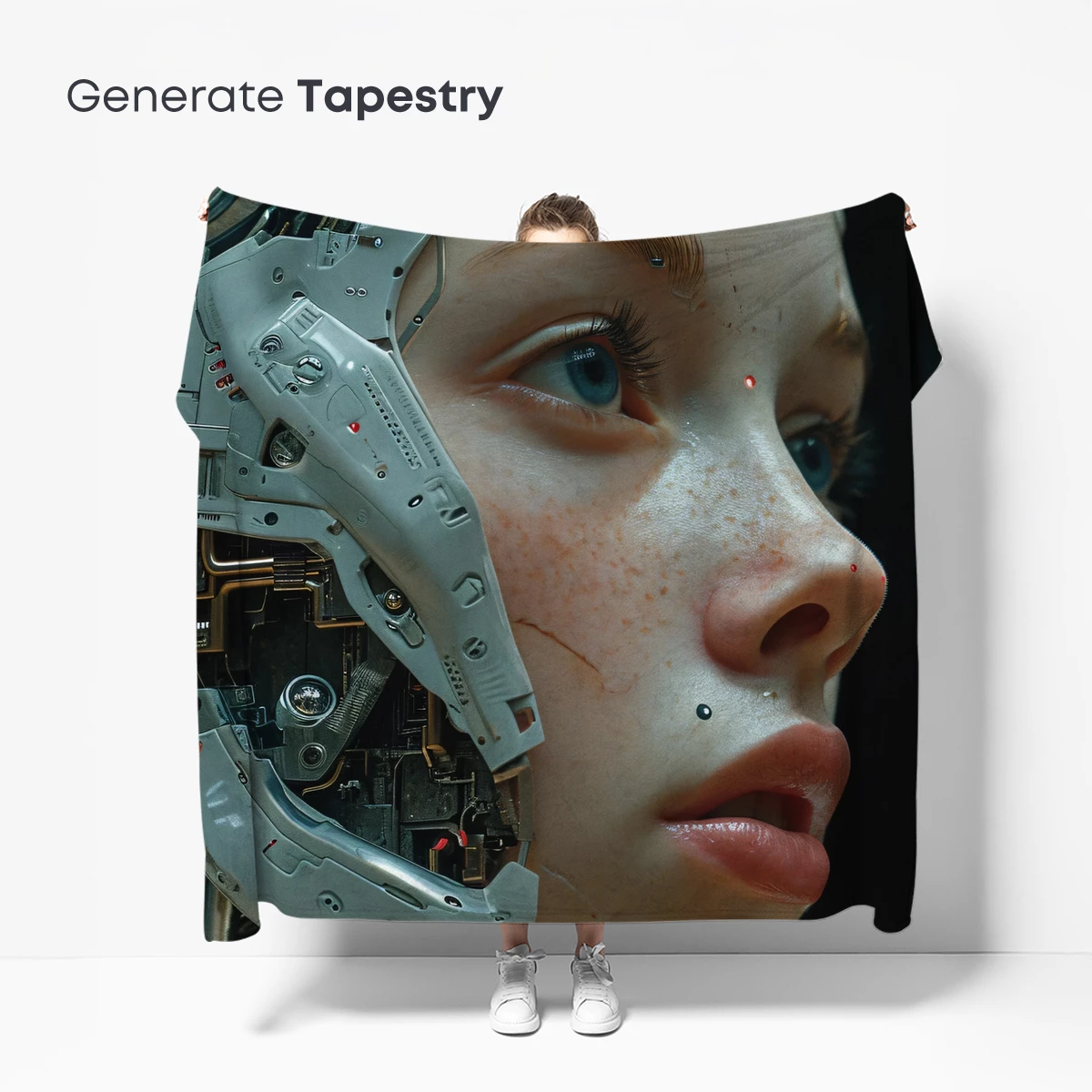 Cybernetic Muse: Human-Machine Fusion Art - Image 5