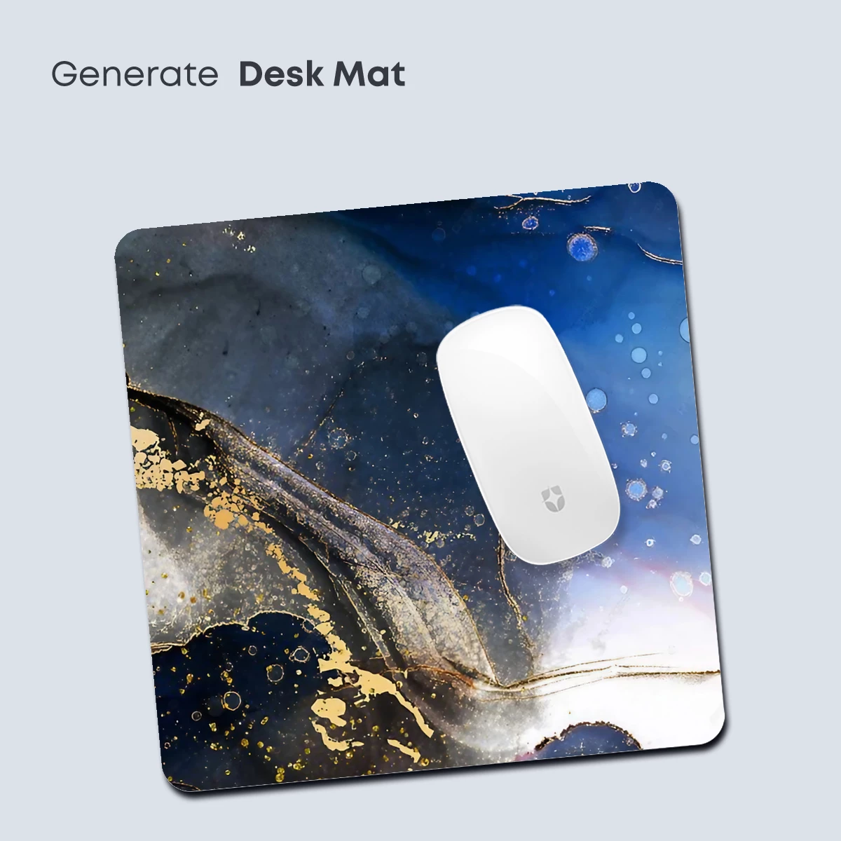 Ethereal Blue Abyss: Golden Whispers in Cosmic Depths - Image 4