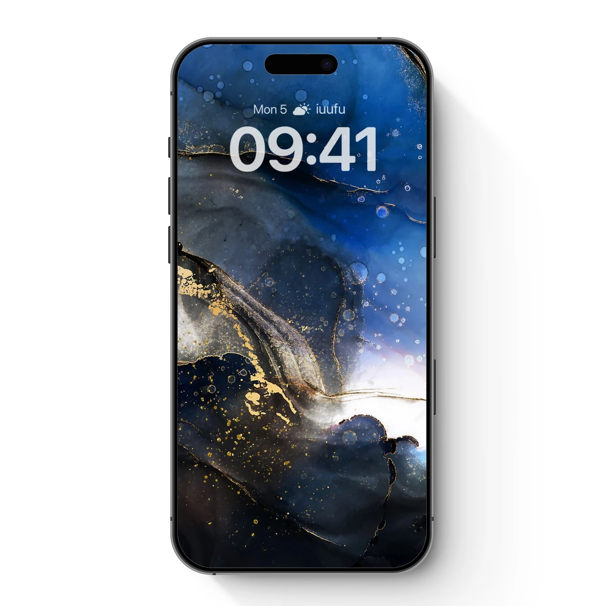 Ethereal Blue Abyss: Golden Whispers in Cosmic Depths