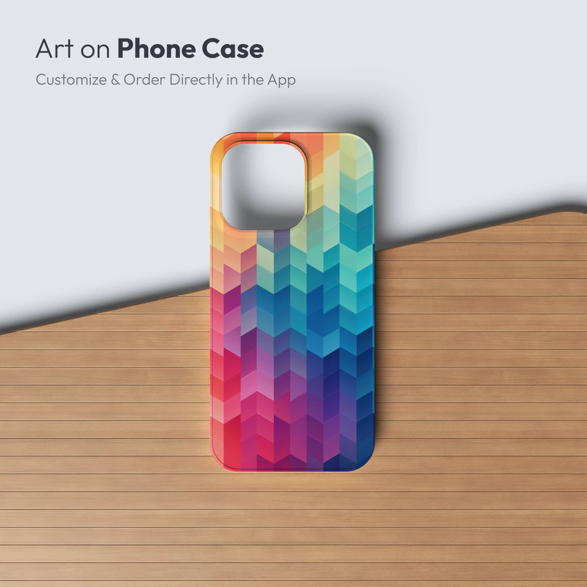 Geometric Prism Rainbow: A Spectrum of Cubic Harmony - Image 3