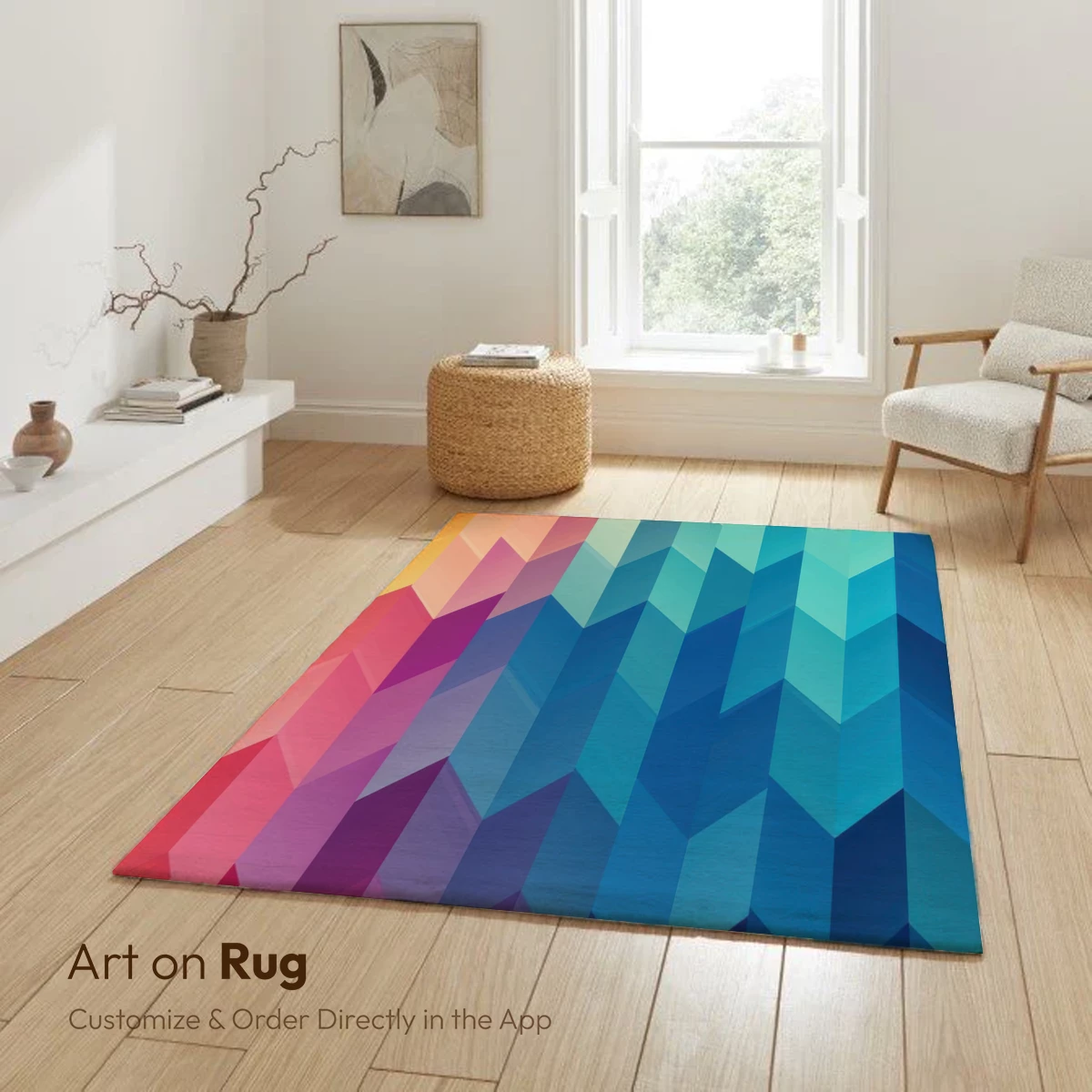 Geometric Prism Rainbow: A Spectrum of Cubic Harmony - Image 6