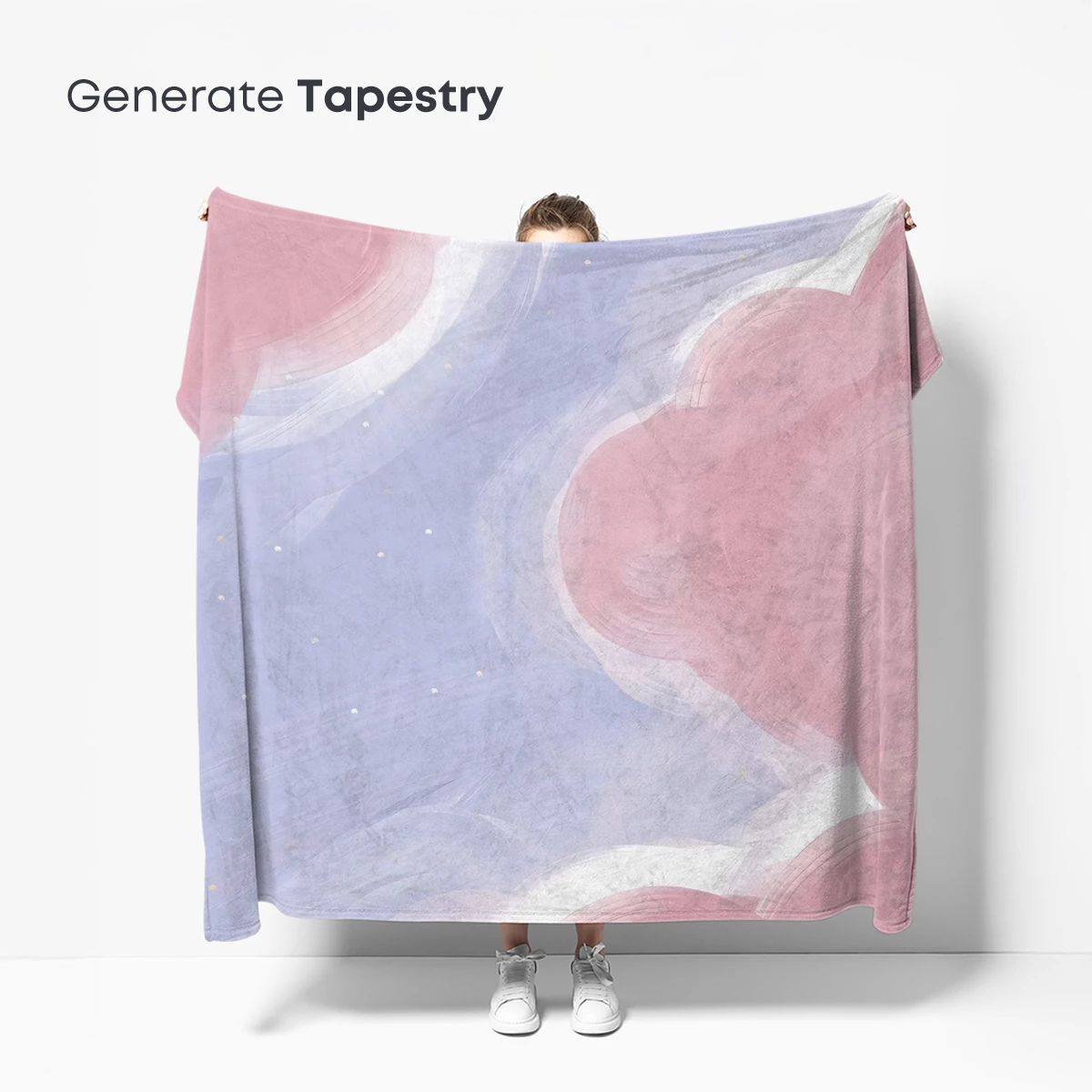 Dreamy Pink Clouds and Crescent Moon - Image 5