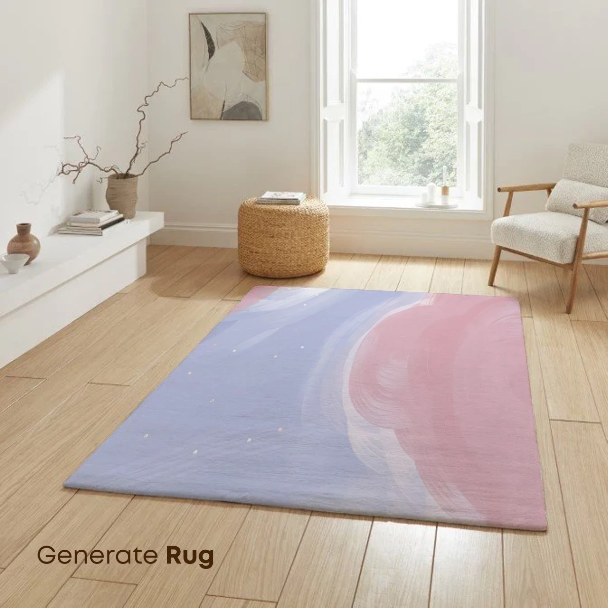 Dreamy Pink Clouds and Crescent Moon - Image 6