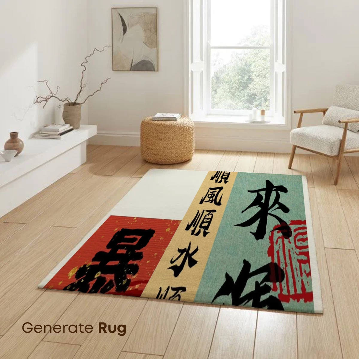 Calligraphic Harmony: Time's Fortune in Brushstrokes - Image 6