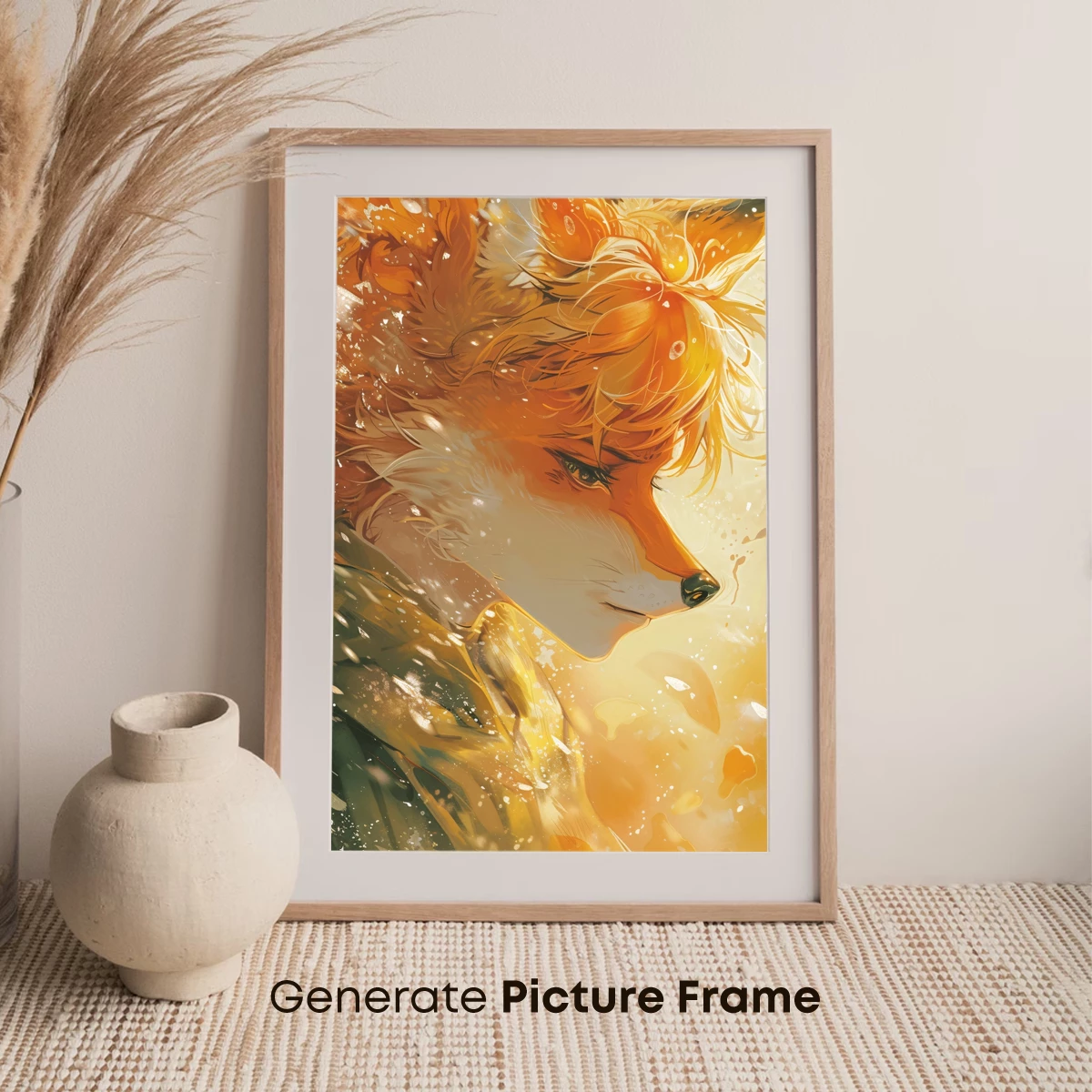 Golden Fox Dream: Ethereal Whispers in Warm Hues - Image 7