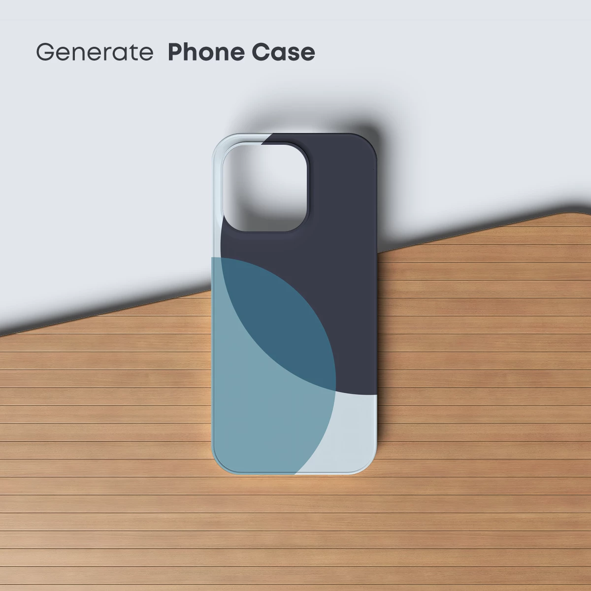 Geometric Harmony in Cool Tones - Image 3