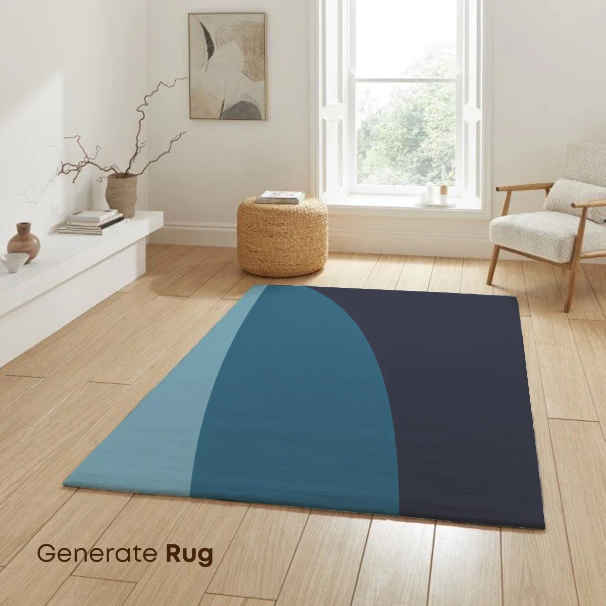 Geometric Harmony in Cool Tones - Image 6