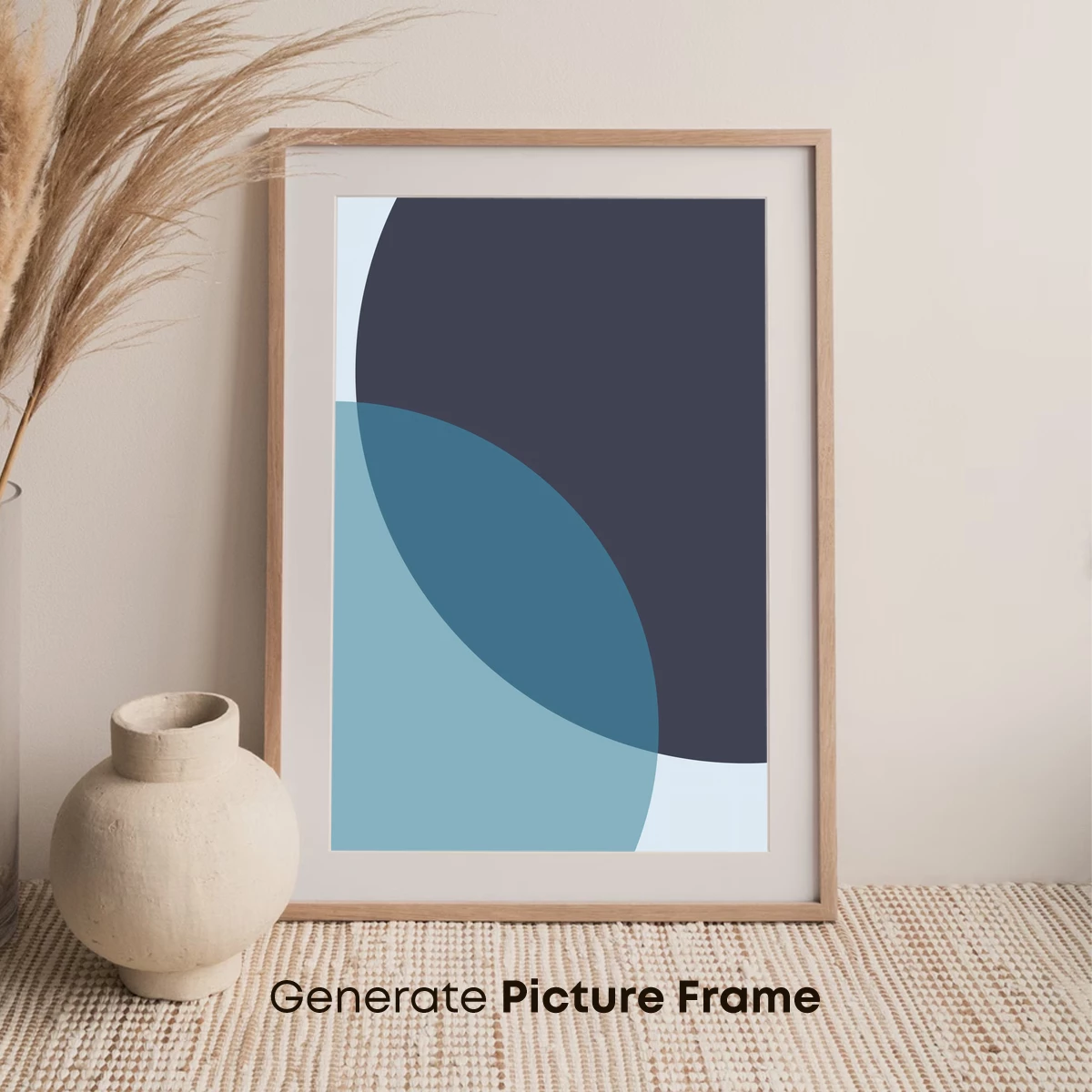 Geometric Harmony in Cool Tones - Image 7