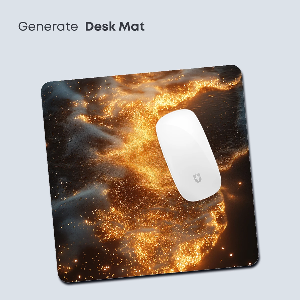 Golden Tide Sparkle: Ocean's Glittering Embrace - Image 4