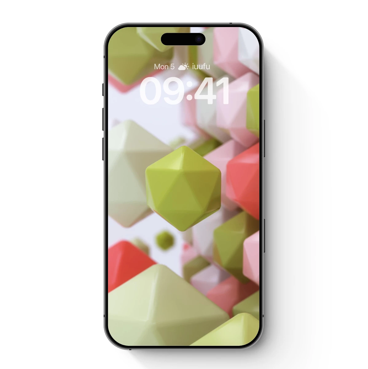 Geometric Pastel Dreams: Floating Facets