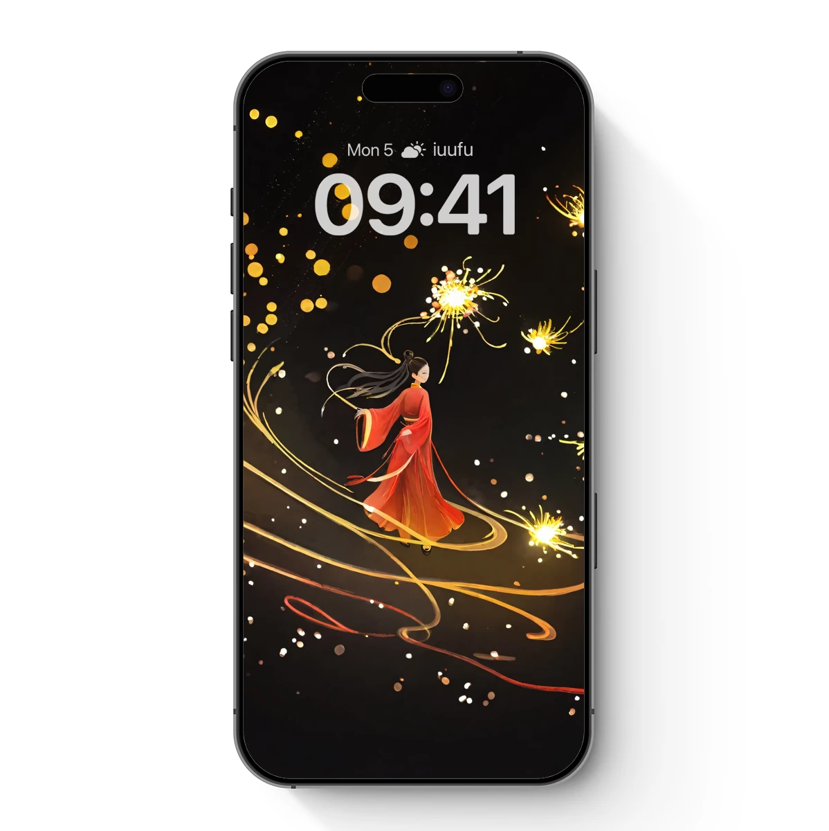 Ethereal Dancer Amidst Golden Sparks Ethereal Dancer Amidst Golden Sparks