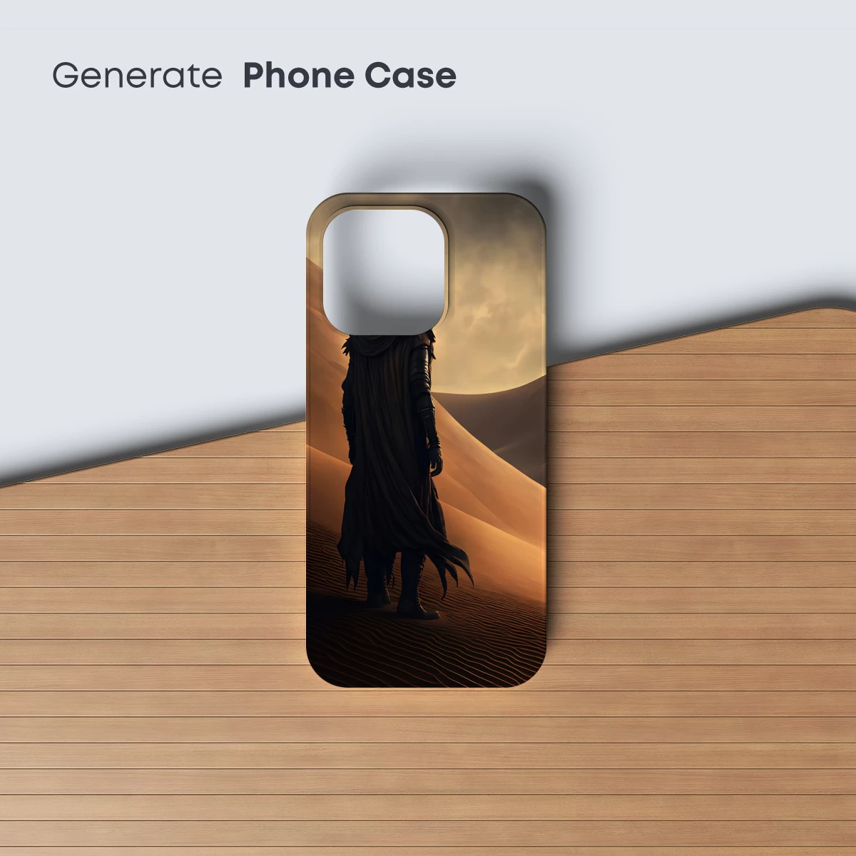 Desert Wanderer: Cloaked in Solitude - Image 3