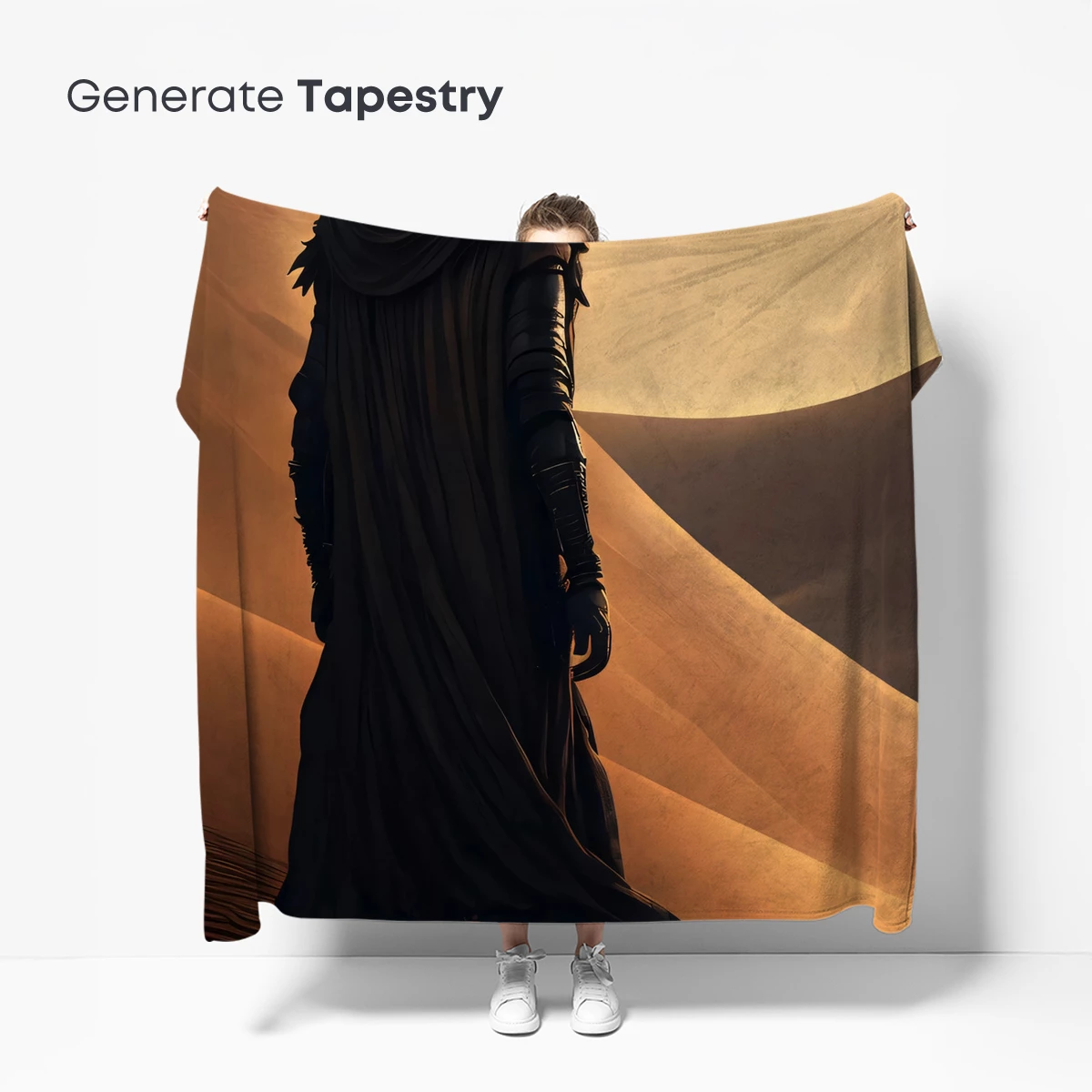 Desert Wanderer: Cloaked in Solitude - Image 5