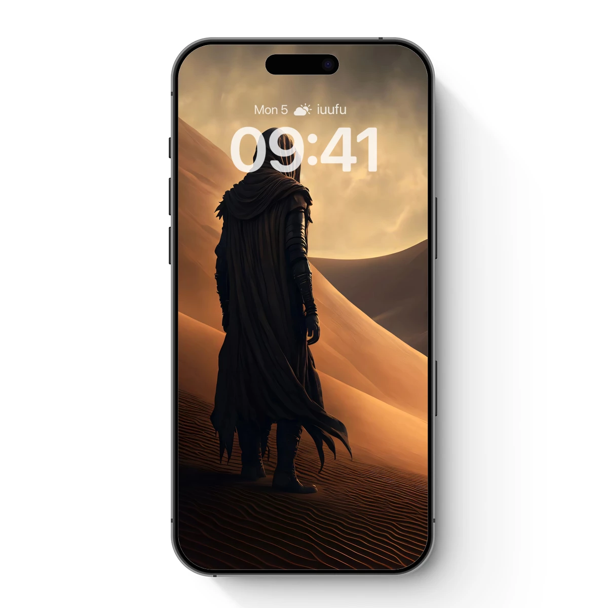 Desert Wanderer: Cloaked in Solitude