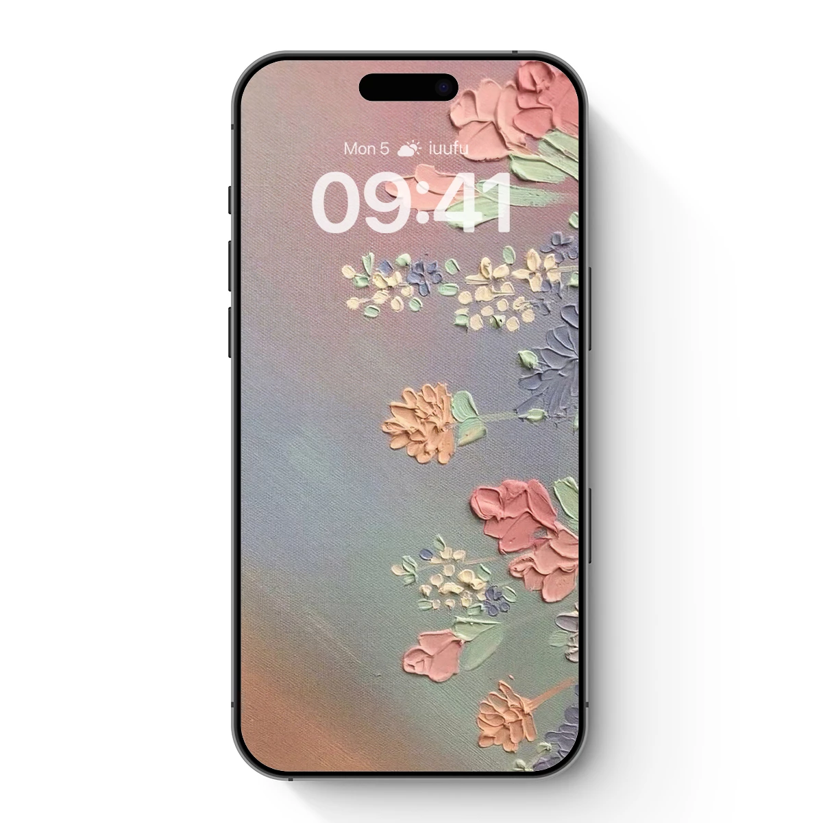 Impasto Floral Symphony: Textured Blossoms in Pastel Hues