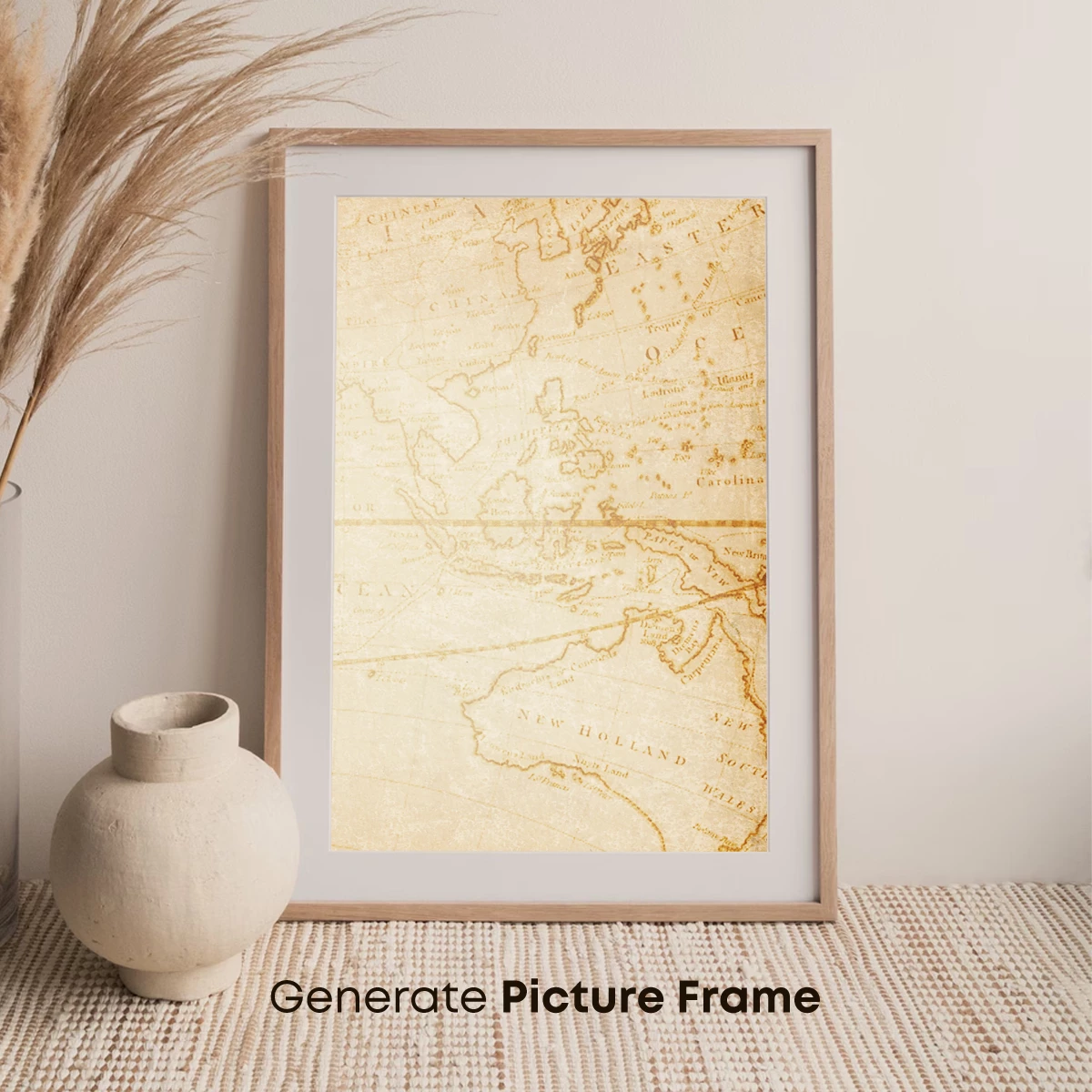 Antique Map of New Holland: Nostalgic Cartography - Image 7