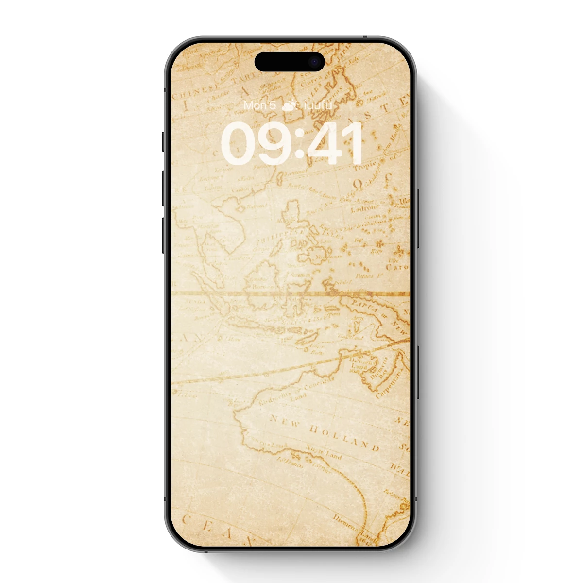 Antique Map of New Holland: Nostalgic Cartography