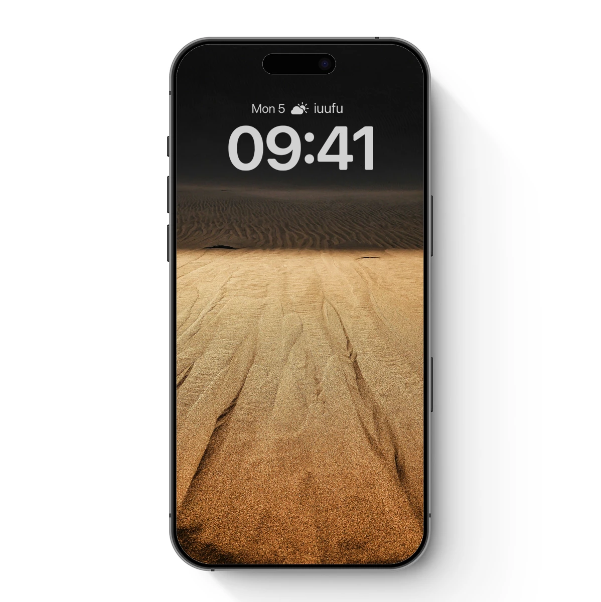 Desert Whispers: Sand Patterns Under Midnight Sky