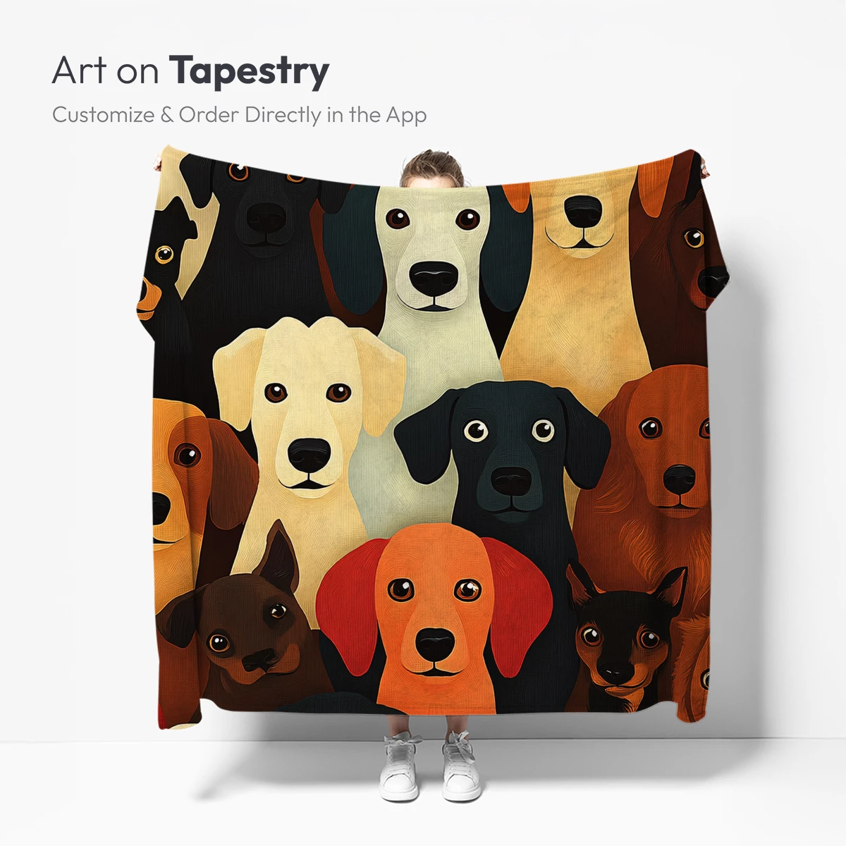 Canine Symphony: A Colorful Pack Gathering - Image 5