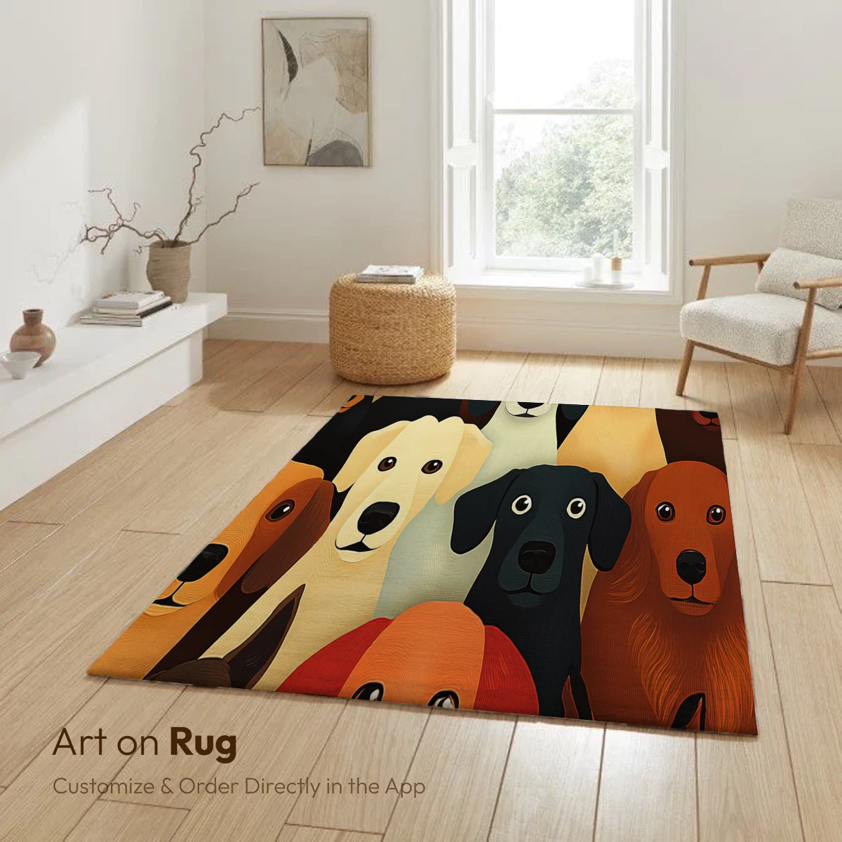Canine Symphony: A Colorful Pack Gathering - Image 6