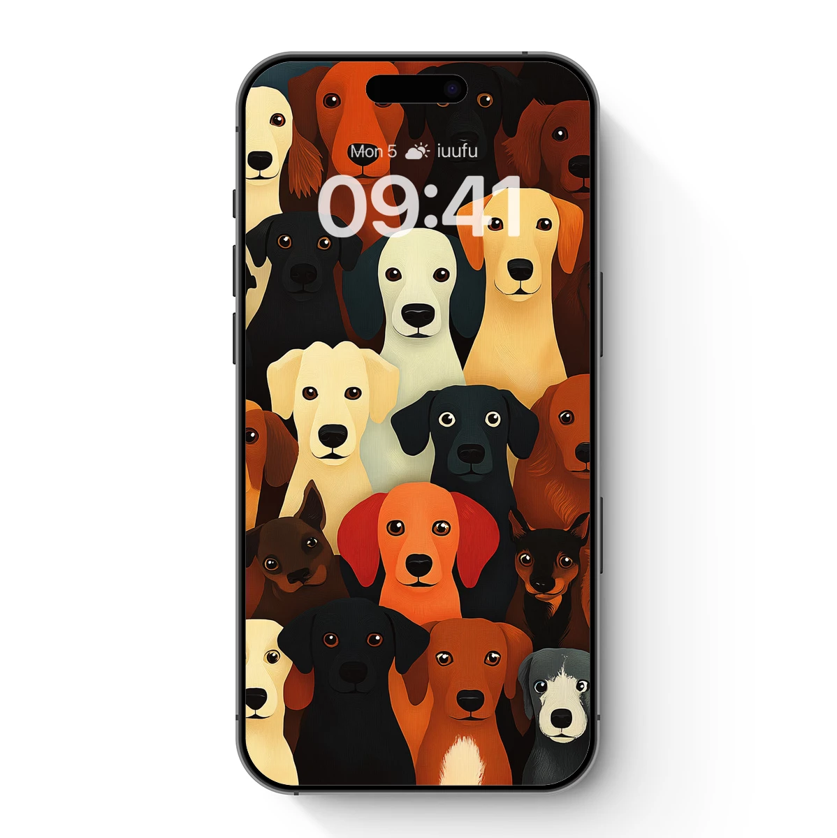 Canine Symphony: A Colorful Pack Gathering Canine Symphony: A Colorful Pack Gathering