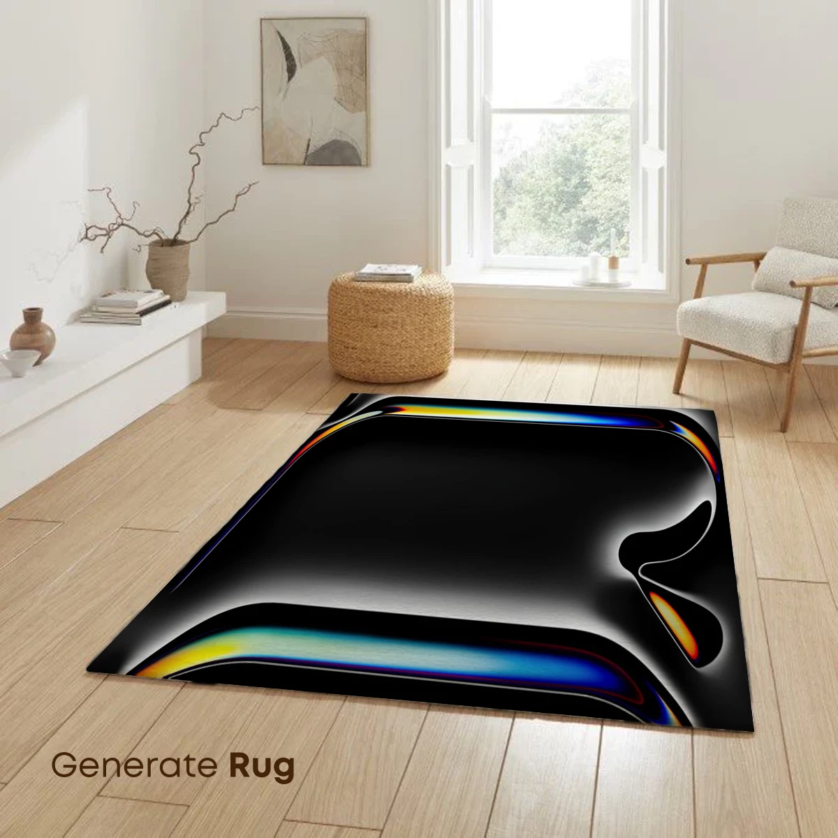 Iridescent Black Ovals: A Symphony of Light and Shadow - Image 6