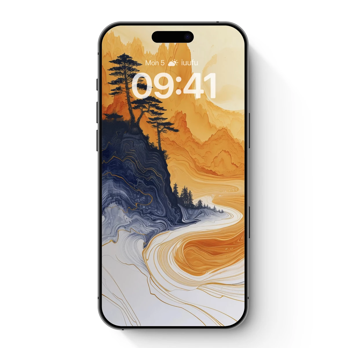 Ethereal Cliffs and Golden Swirls: A Modern Ink Odyssey