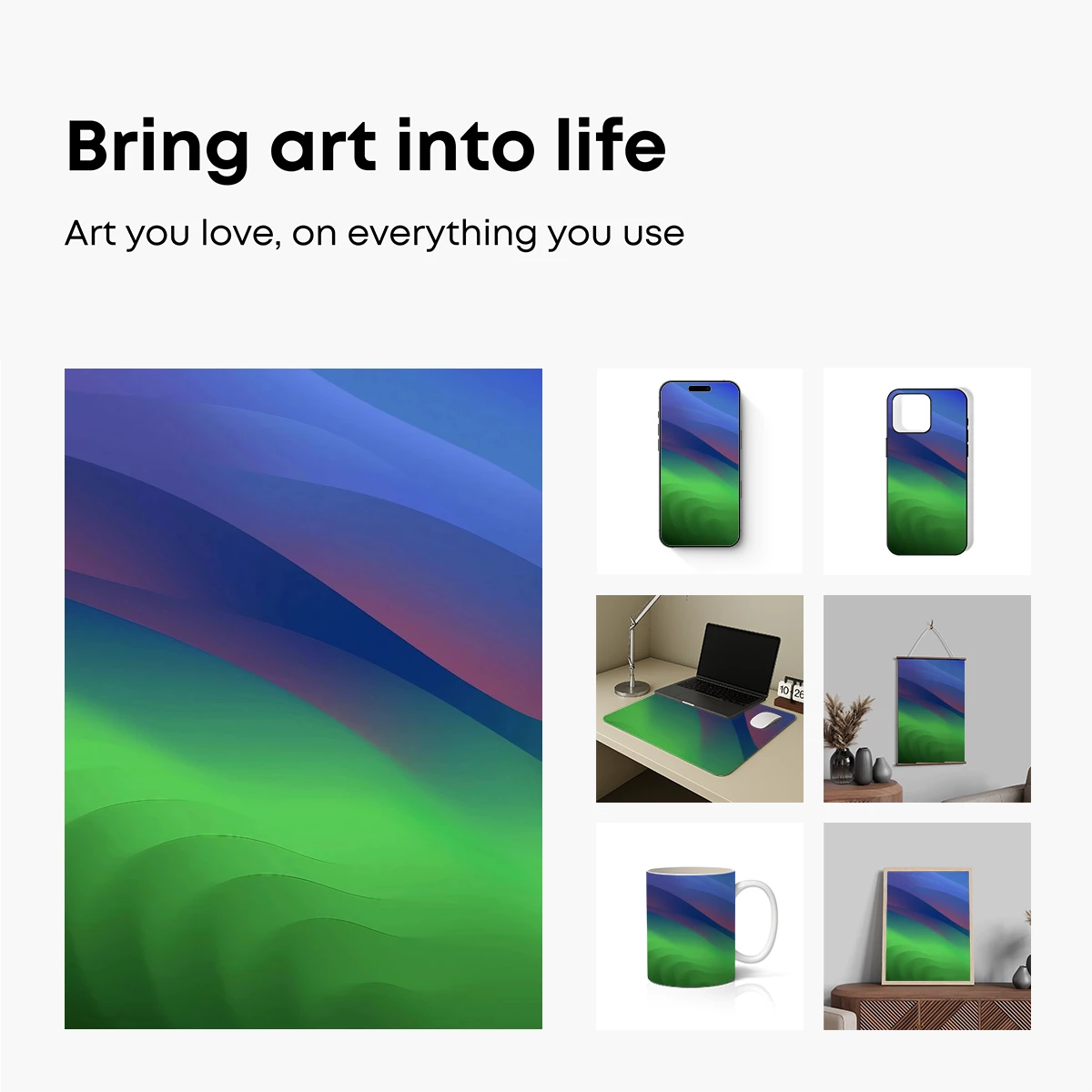 Gradient Waves: Abstract Flow in Harmony - Image 2
