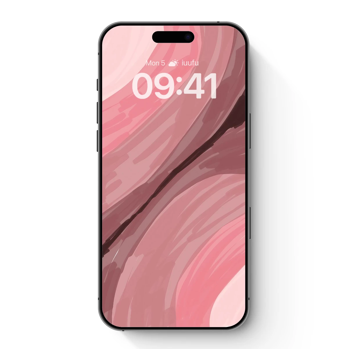 Abstract Pink Swirls: Modern Art Elegance