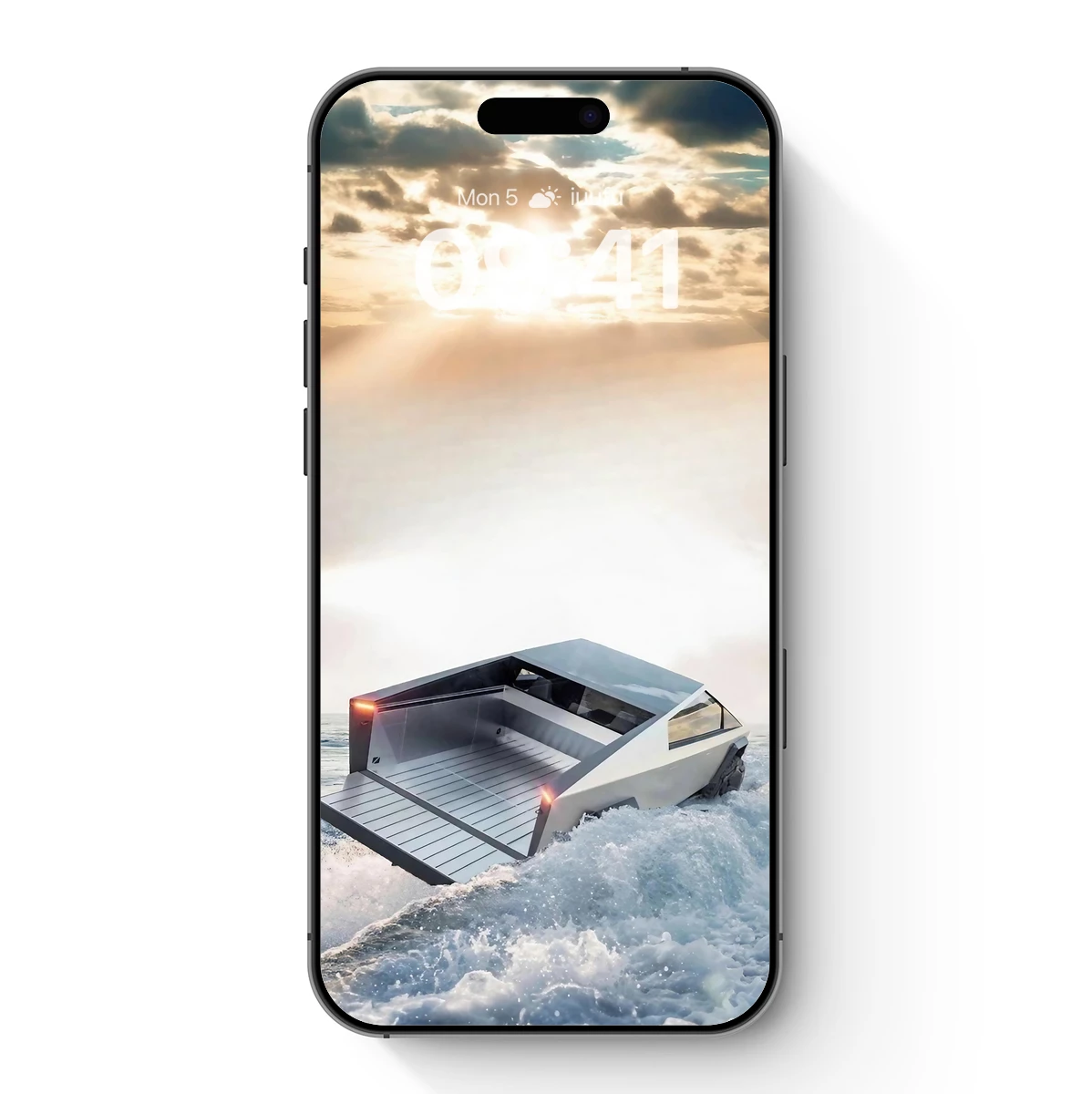 Futuristic Vessel Sailing the Clouds