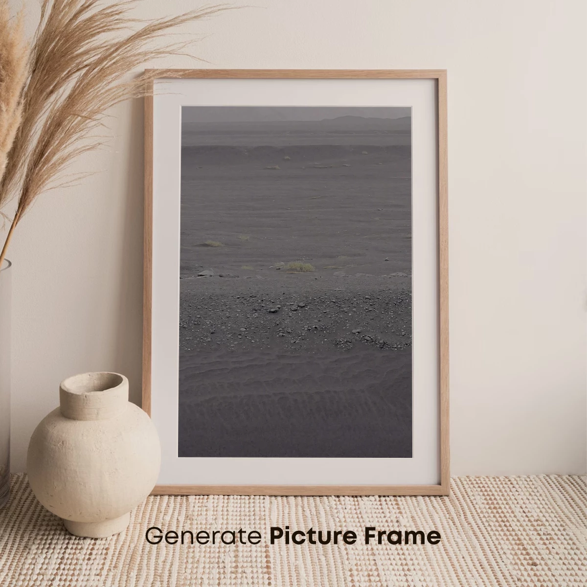 Desolate Lunar Landscape: A Study in Grayscale Solitude - Image 7