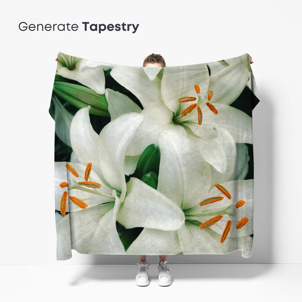 Elegant White Lilies: Dew-Kissed Elegance - Image 5