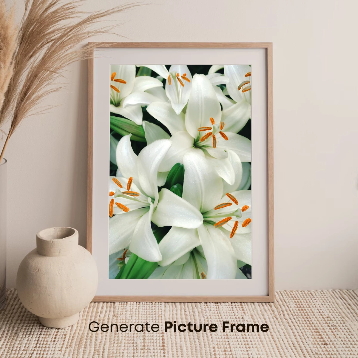 Elegant White Lilies: Dew-Kissed Elegance - Image 7
