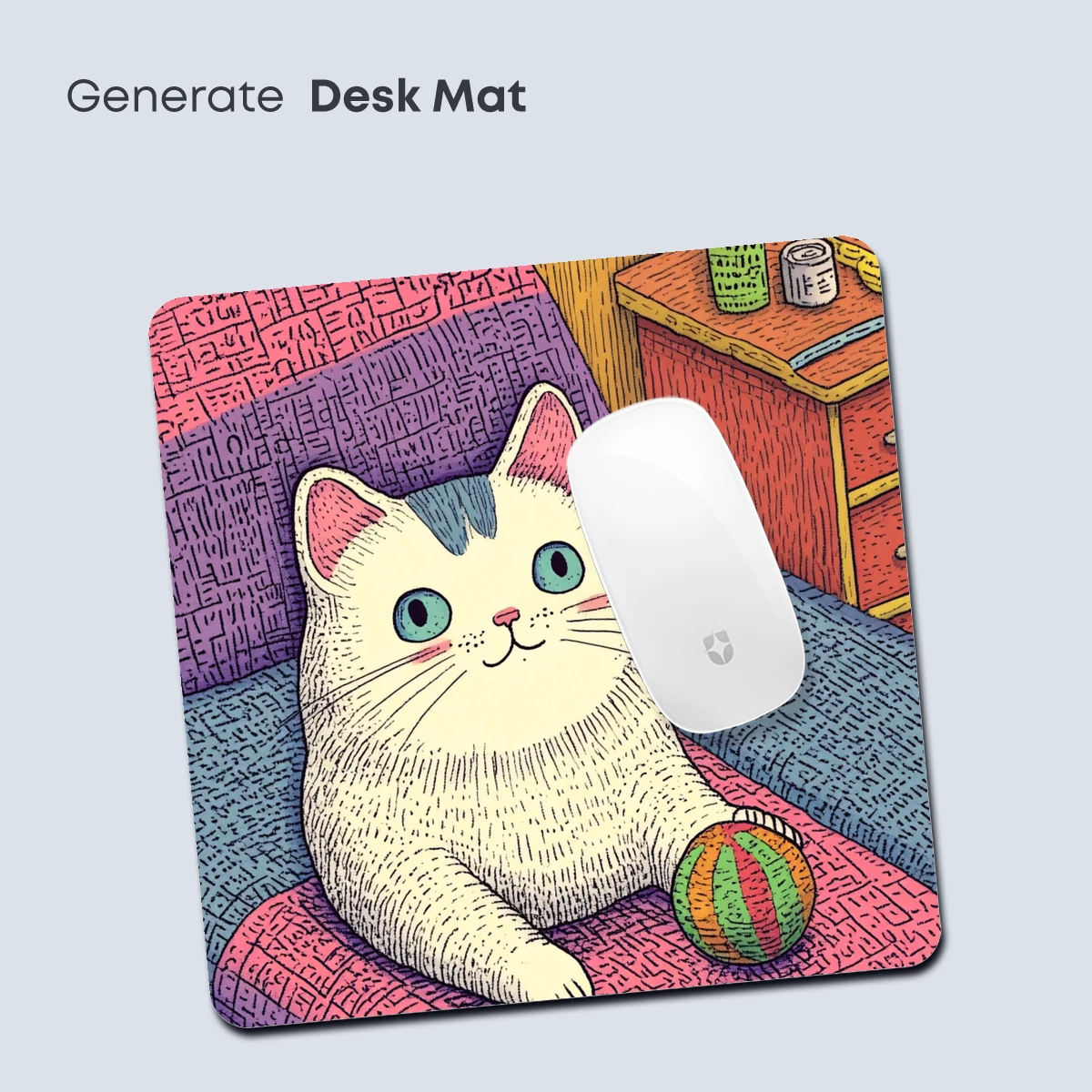 Cozy Cat in a Whimsical Room - Image 4