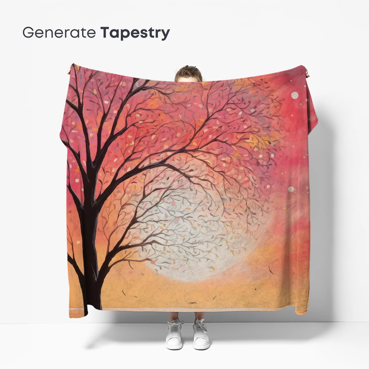 Eternal Sunset Cycle: Tree of Life and Solitary Cyclist - Image 5