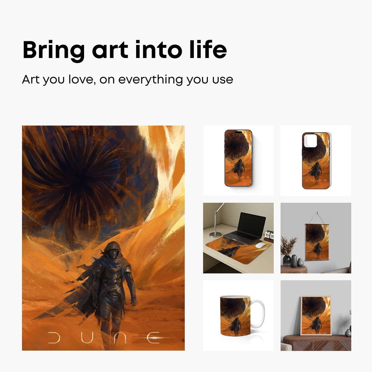 Dune Odyssey: Sandworm Encounter in Arid Desolation - Image 2