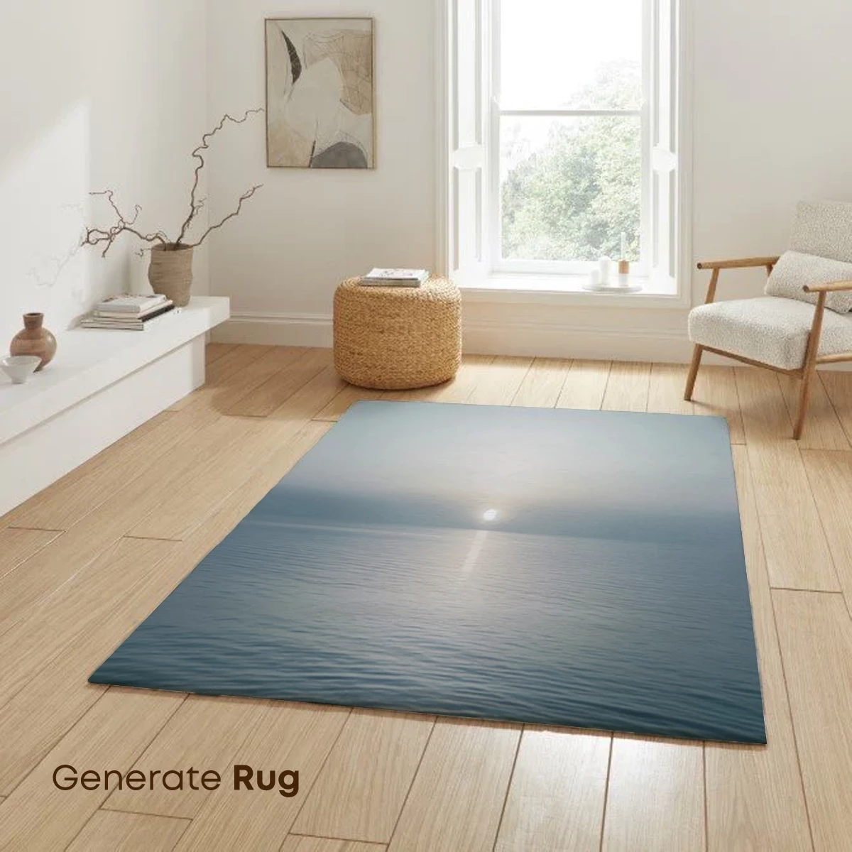 Eternal Horizon: Sunlit Serenity Over Calm Waters - Image 6