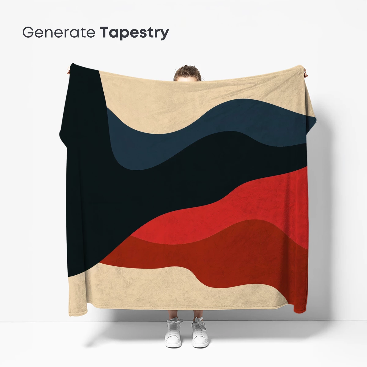 Abstract Waves in Bold Hues - Image 5