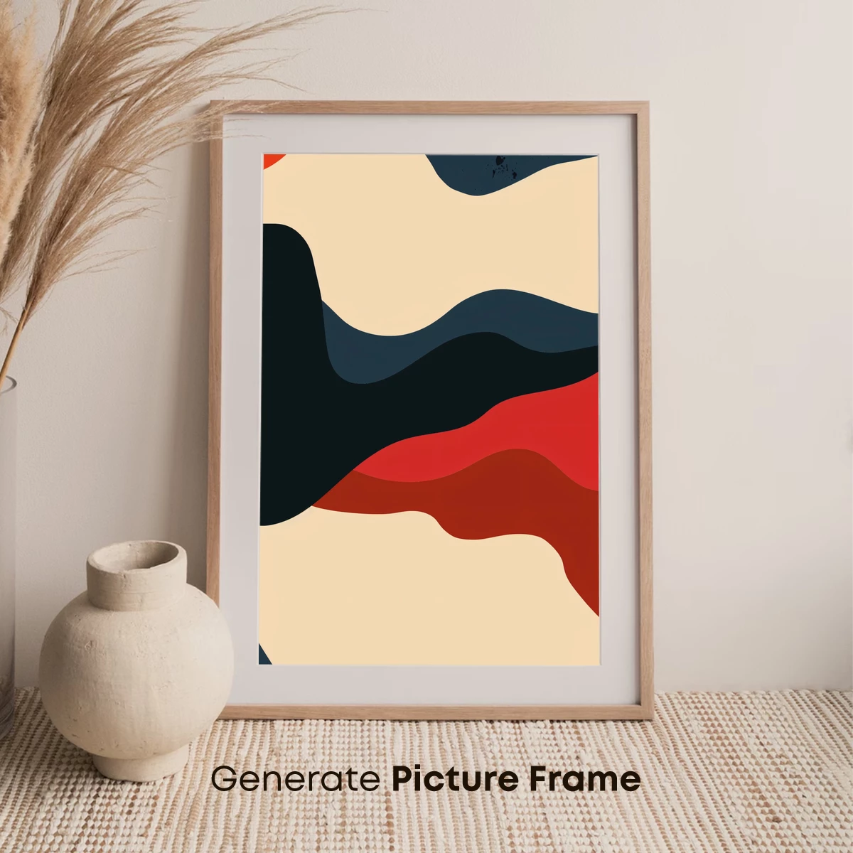 Abstract Waves in Bold Hues - Image 7