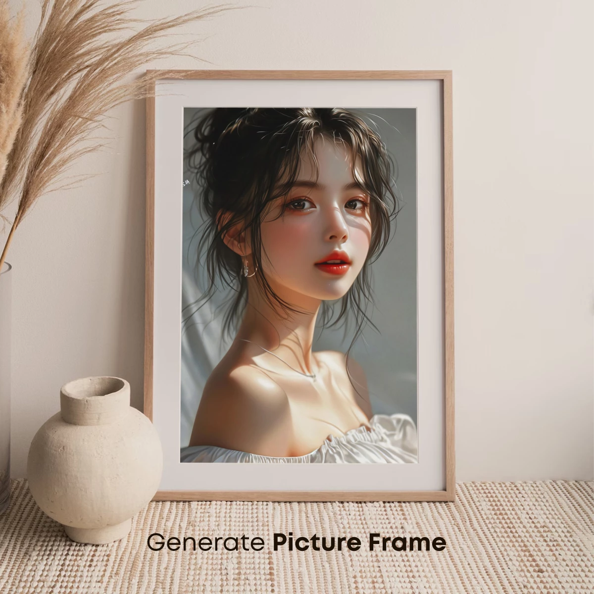 Elegant Serenity: Soft Light on Delicate Features - Image 7