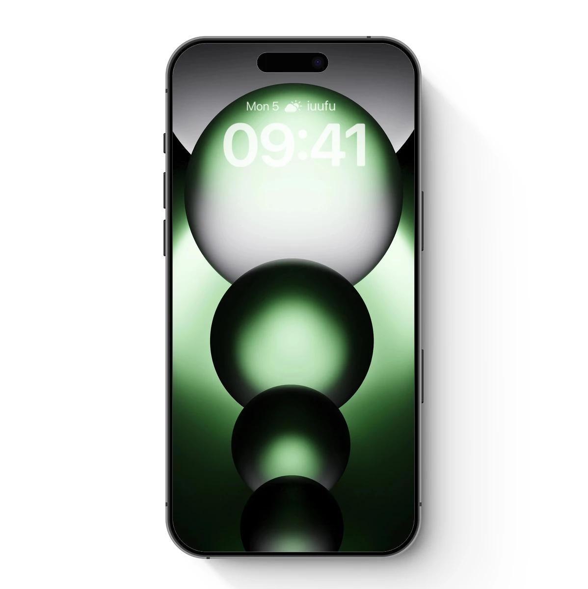 Ethereal Spheres: Green Gradient Harmony Ethereal Spheres: Green Gradient Harmony