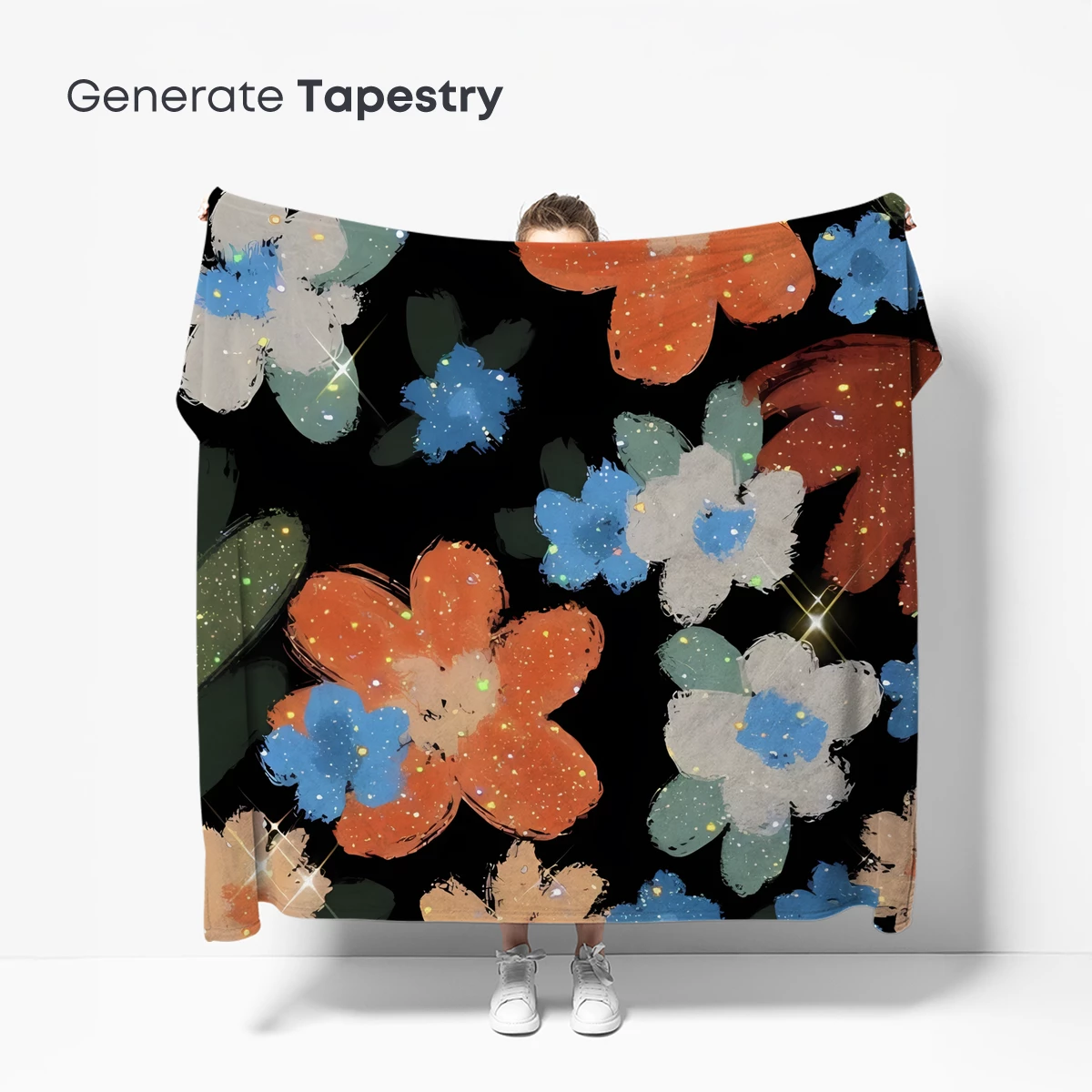 Glowing Floral Symphony in Midnight - Image 5