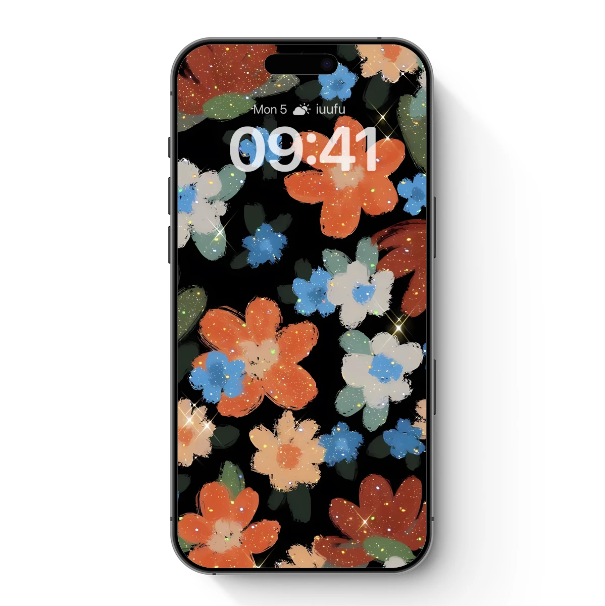 Glowing Floral Symphony in Midnight