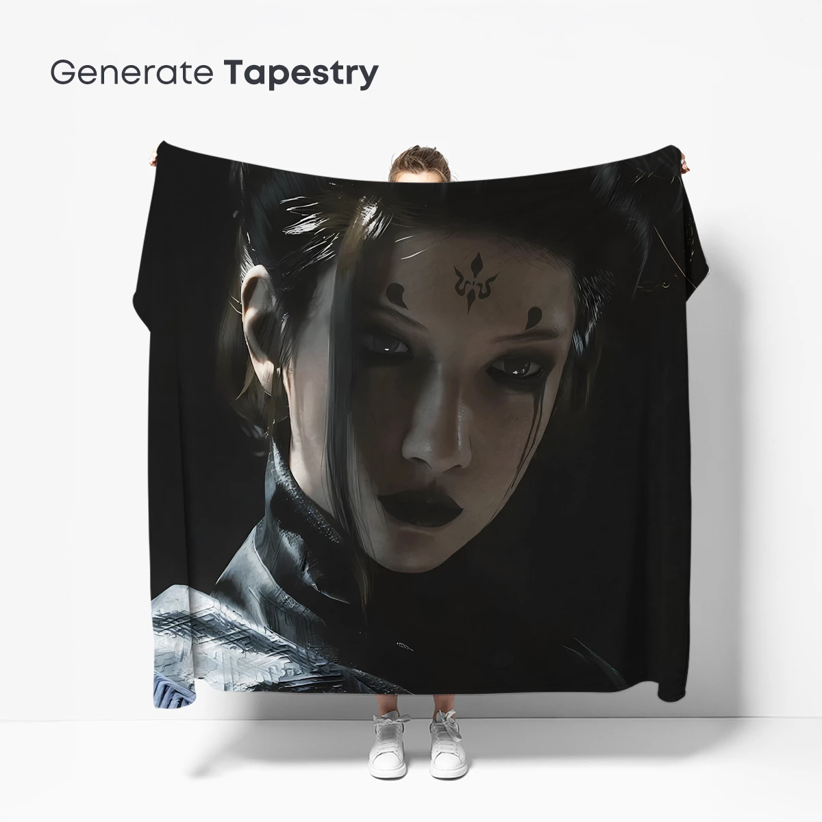 Ethereal Geisha: Shadowed Elegance in Noir - Image 5