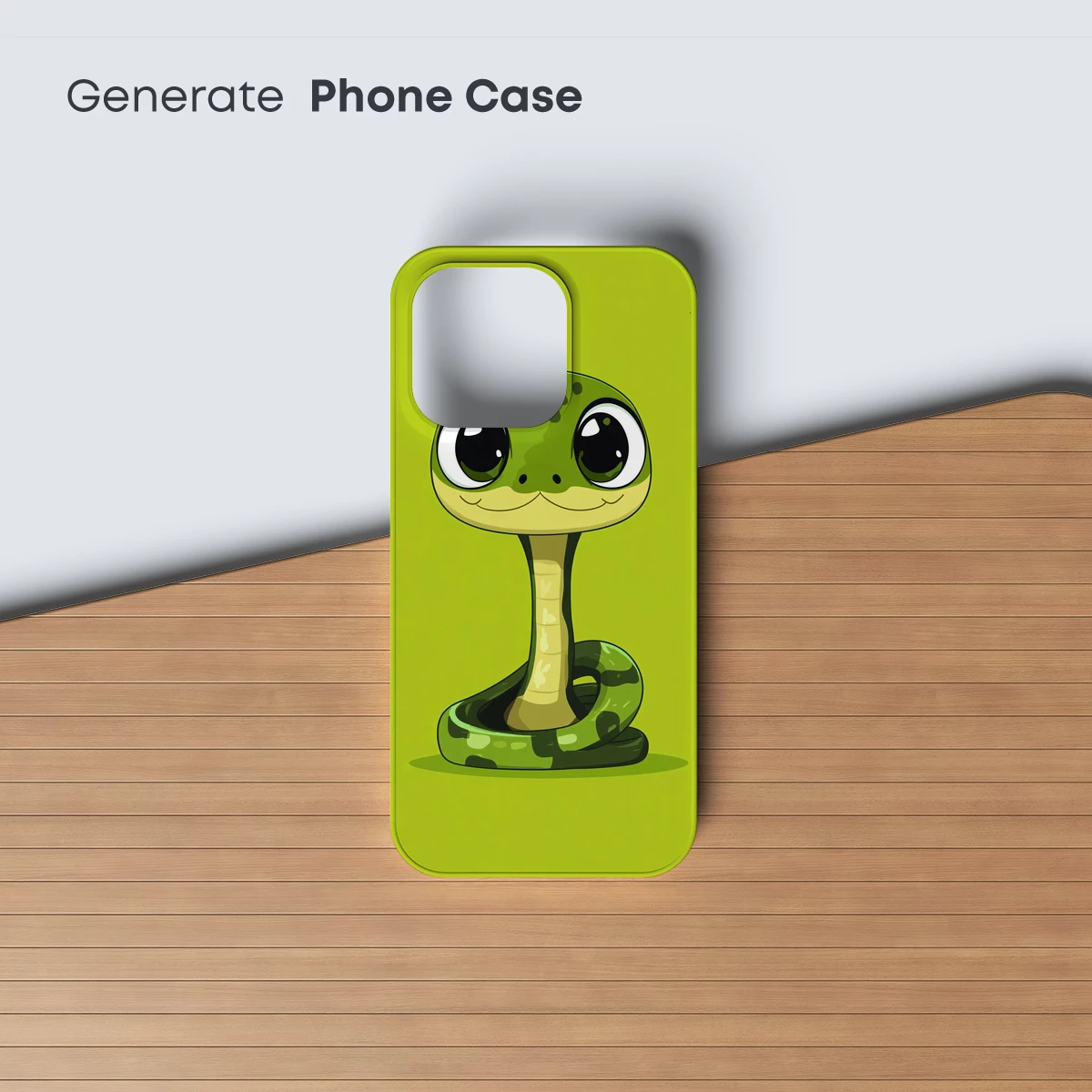 Charming Cartoon Snake with Big Eyes - Image 3