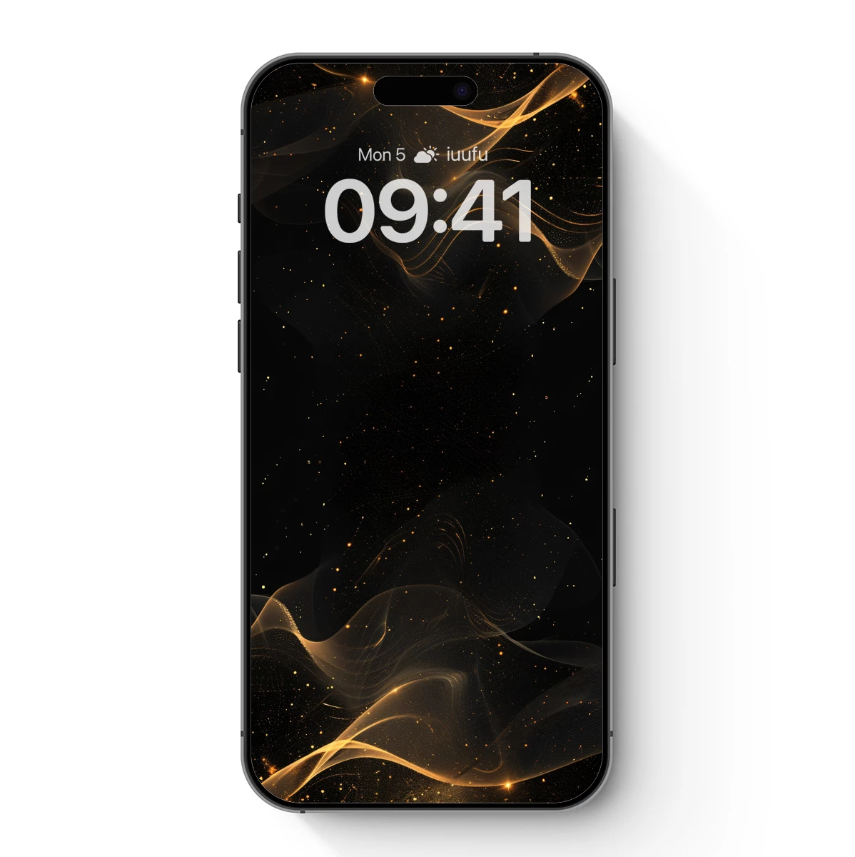 Golden Nebula Elegance: Celestial Waves in Motion