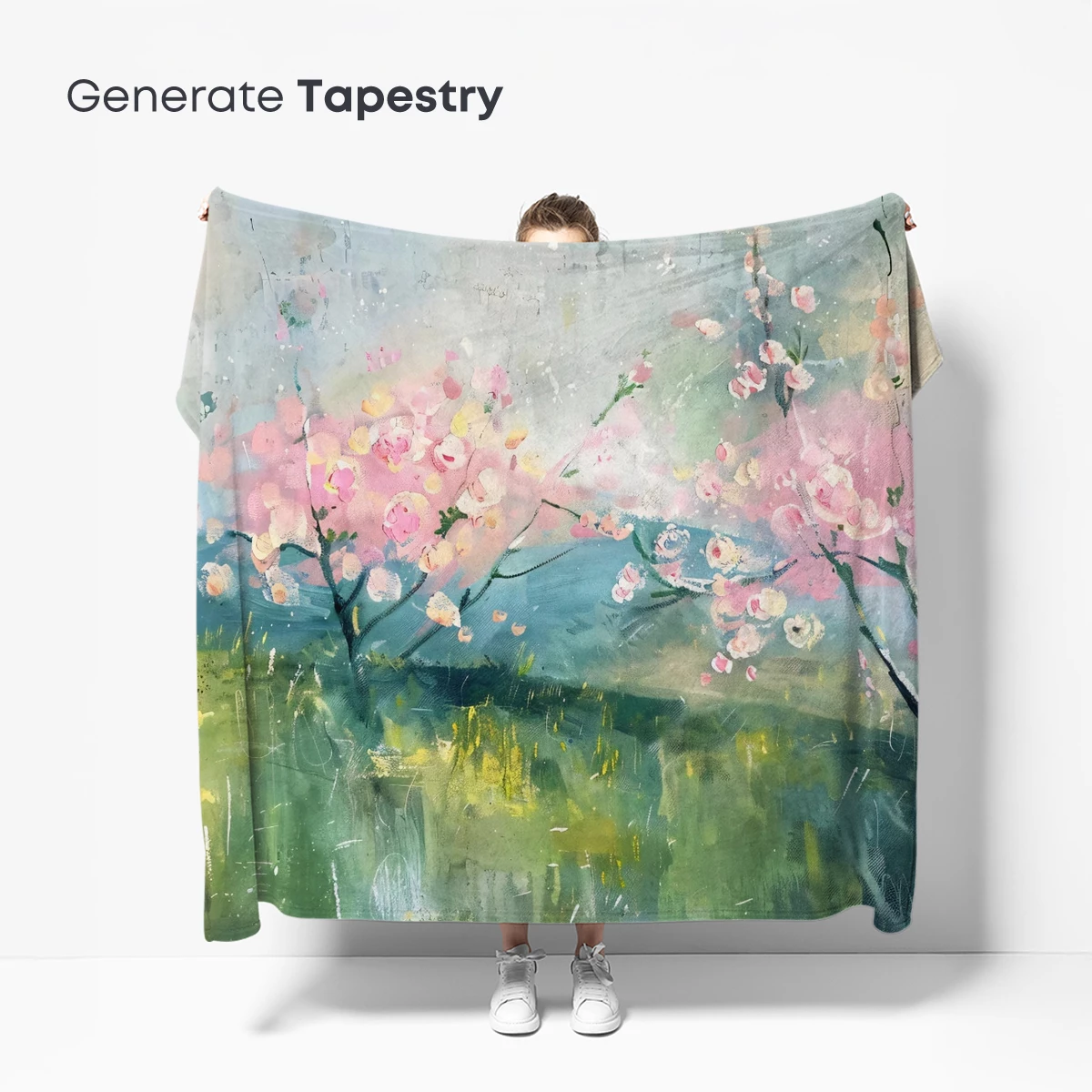 Blossom Whisper: Impressionist Spring Elegance - Image 5