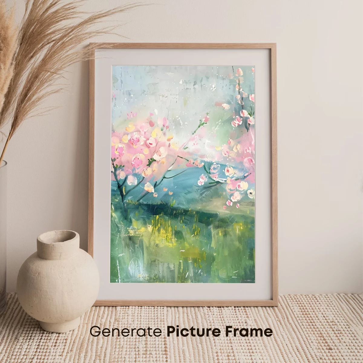 Blossom Whisper: Impressionist Spring Elegance - Image 7