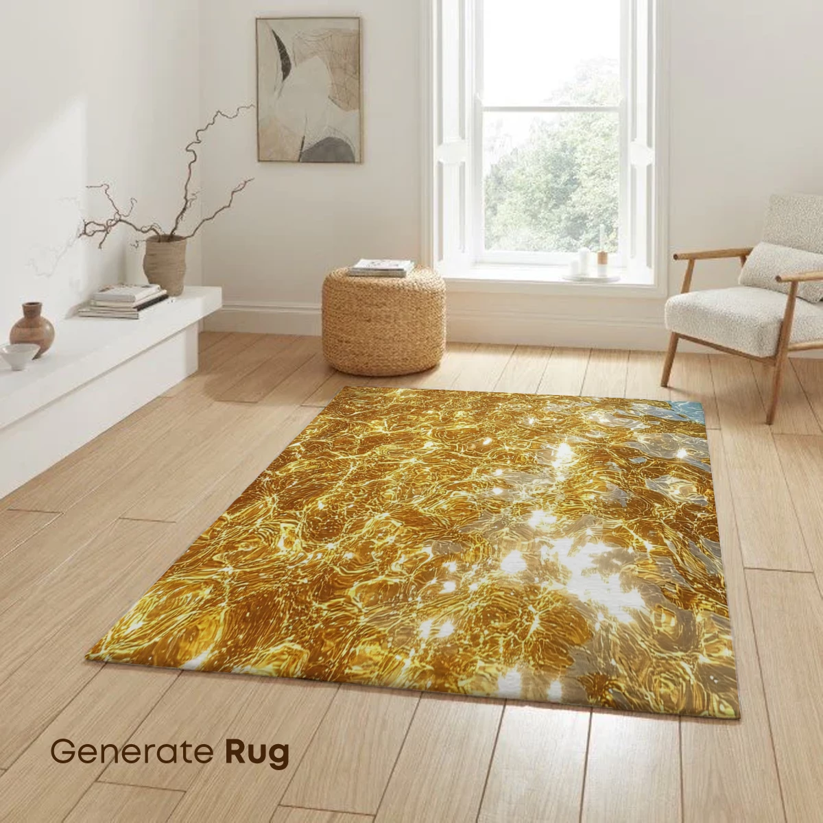 Golden Ripple Reflections: Sunlit Water Symphony - Image 6