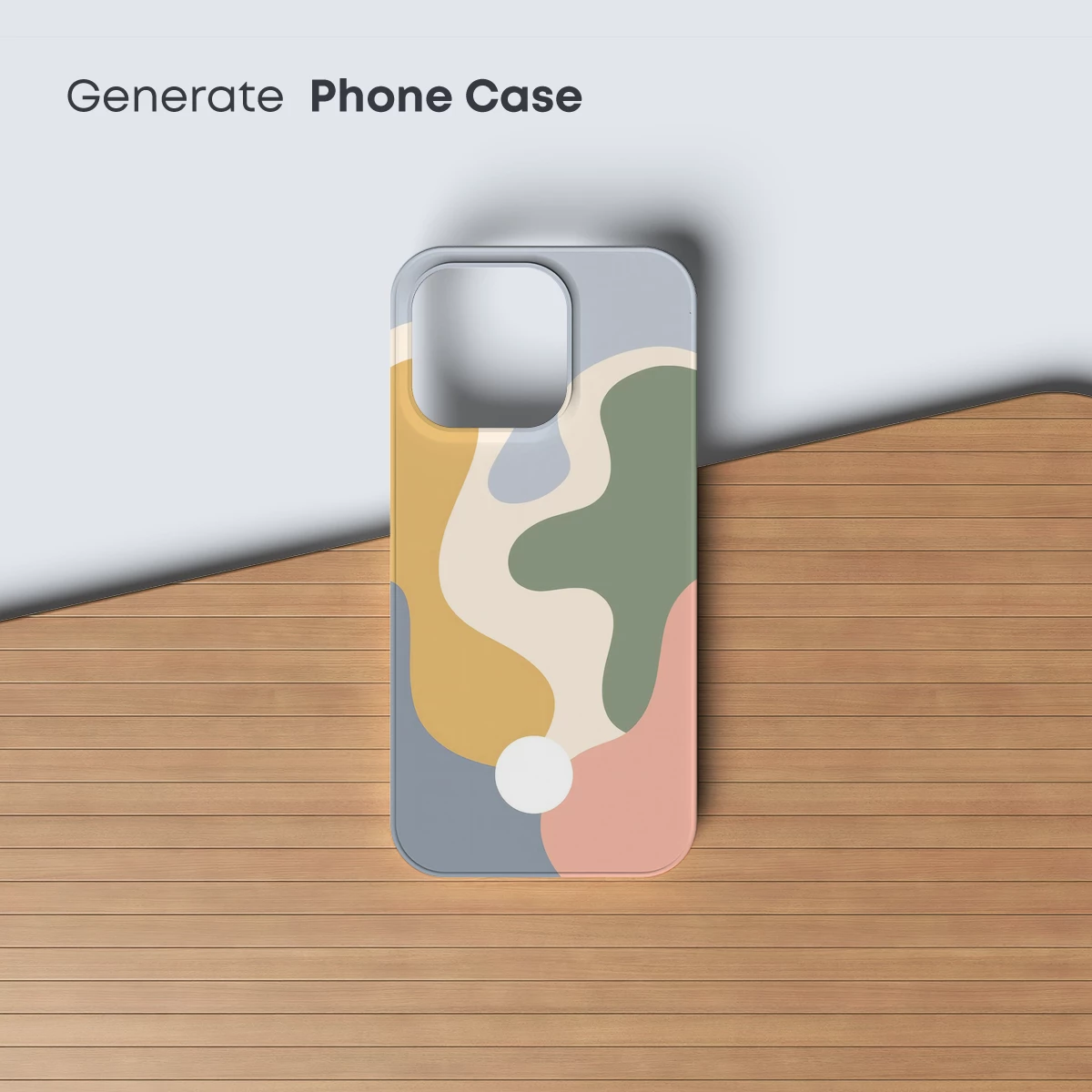 Abstract Fusion: Warm Tones and Organic Shapes - Image 3